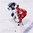 PARIS, FRANCE - MAY 5: Belarus's Andrei Kostitsyn #46 stickhandler the puck while Finland's Jani Lajunen #24 stick checks during preliminary round action at the 2017 IIHF Ice Hockey World Championship. (Photo by Matt Zambonin/HHOF-IIHF Images)